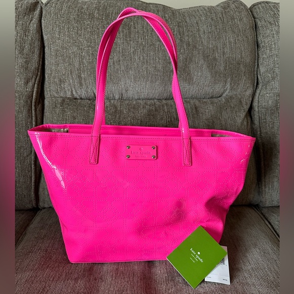 kate spade Handbags - SOLD!! Kate Spade Harmony Metro Perforated Heart Tote Bag